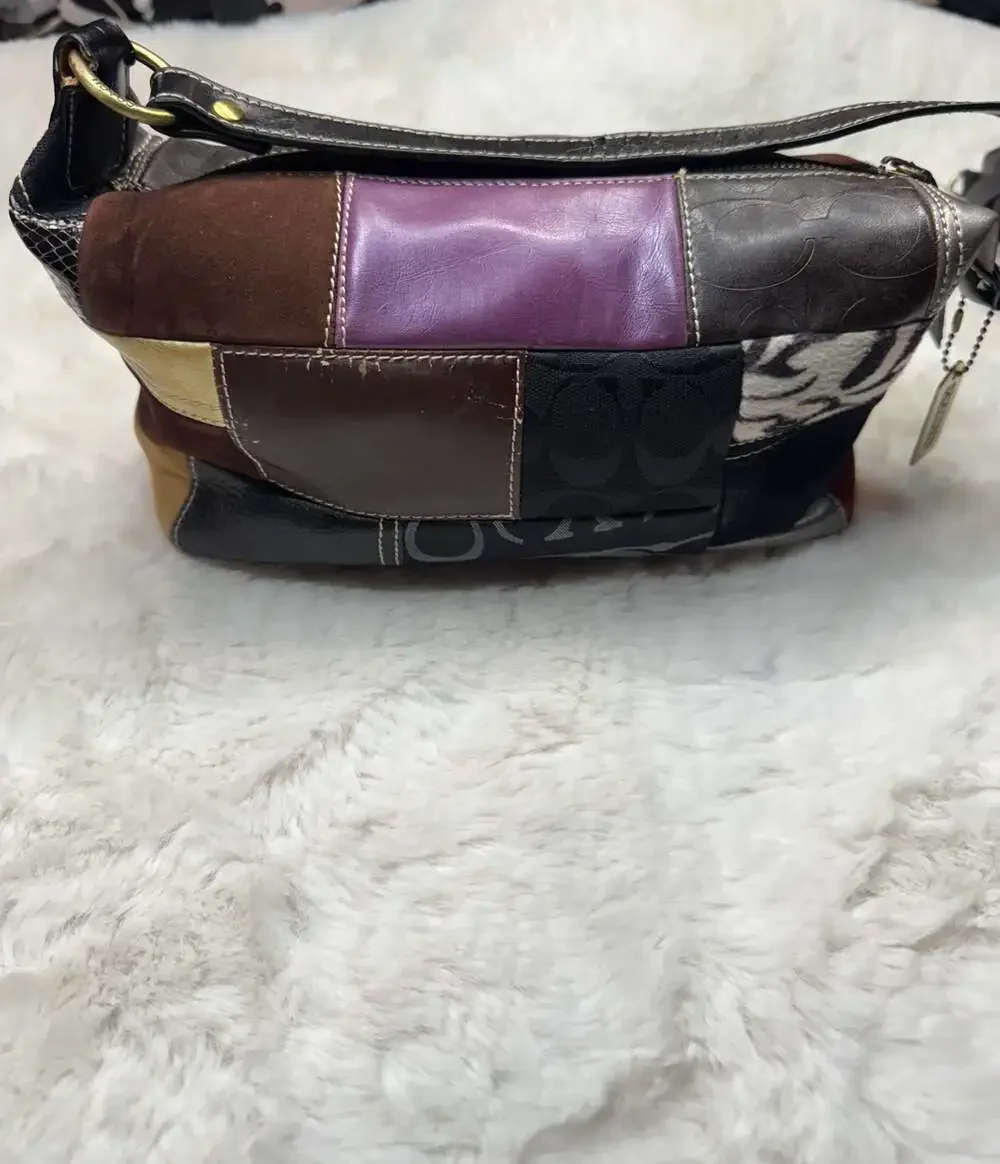 Coach Patchwork Mini Hobo Shoulder Bag No. 40283